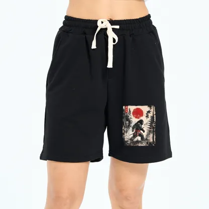 Tokyo-Tiger Japanese Samurai Bigfoot Unisex Shorts