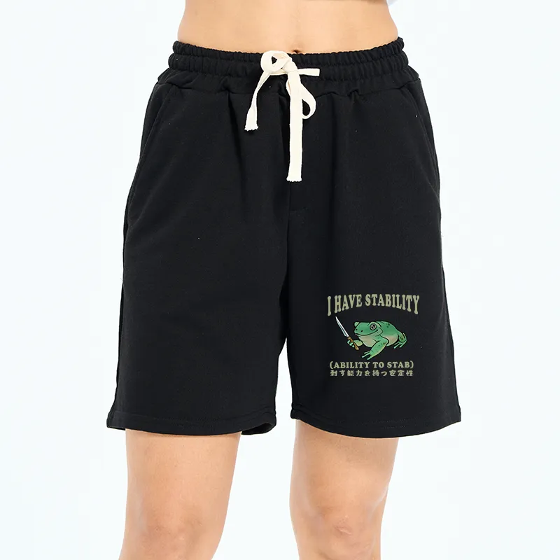 Tokyo-Tiger Mentally Stable Assassin Frog Unisex Shorts