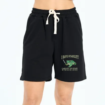 Tokyo-Tiger Mentally Stable Assassin Frog Unisex Shorts