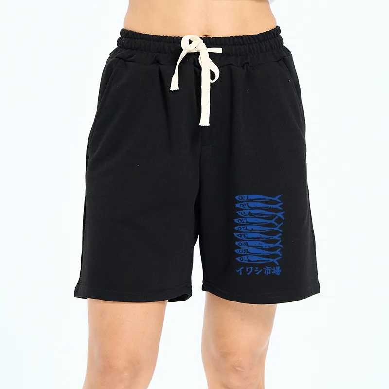 Tokyo-Tiger Sardine Market Unisex Shorts
