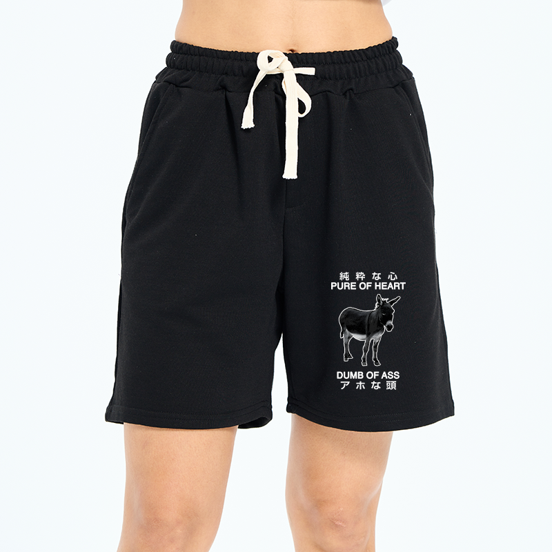 Tokyo-Tiger Pure Of Heart Dumb Of Ass Unisex Shorts