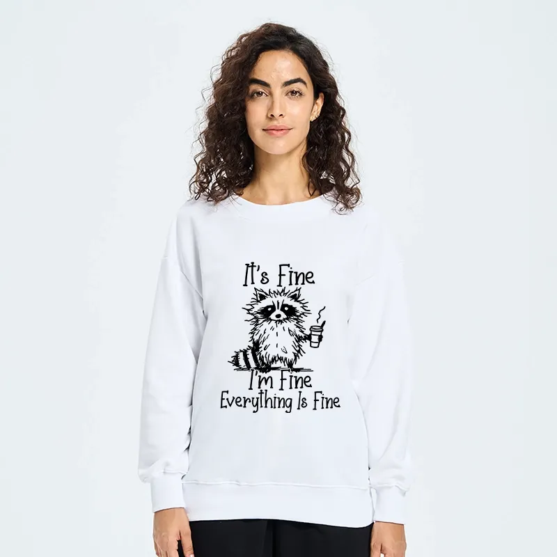 Tokyo-Tiger Raccoon Fine Meme Classic Sweatshirt