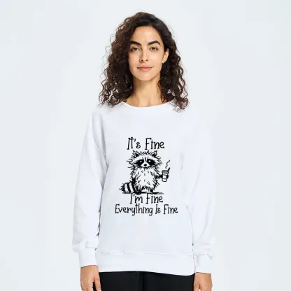 Tokyo-Tiger Raccoon Fine Meme Classic Sweatshirt