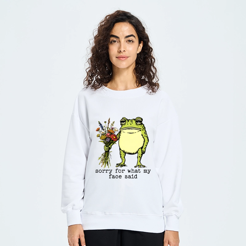 Tokyo-Tiger Frog Sorry Mode Activated Classic Sweatshirt