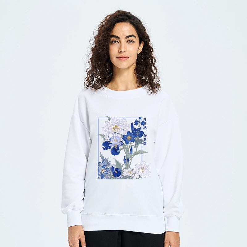 Tokyo-Tiger Blossoms Of The Firmament Classic Sweatshirt