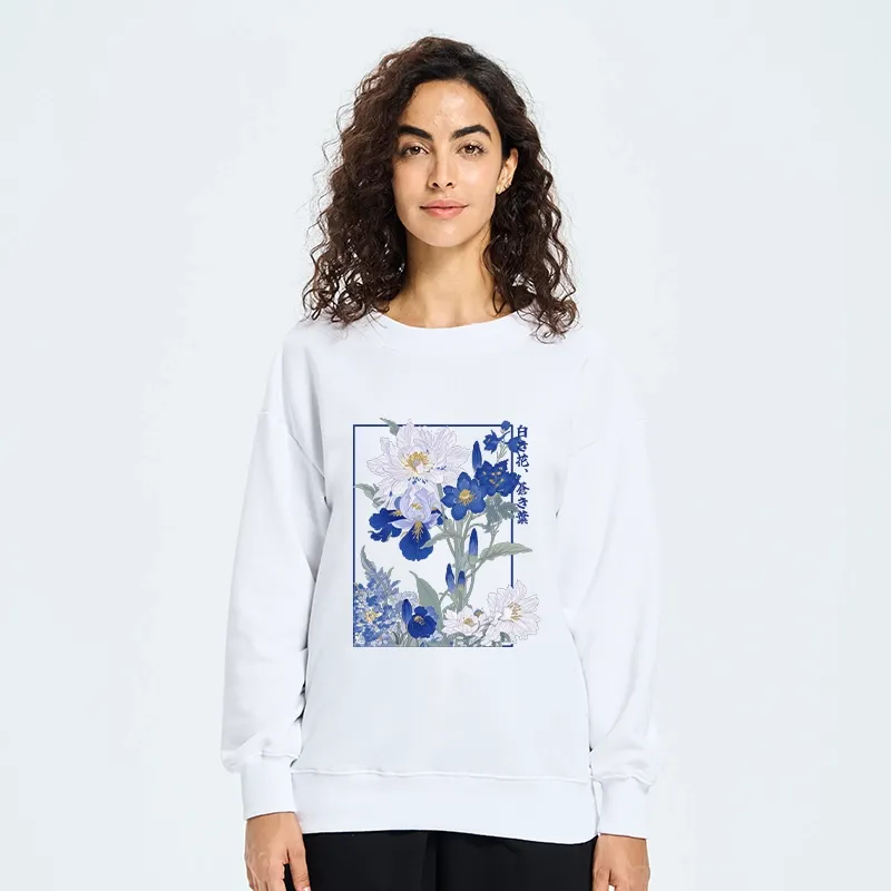 Tokyo-Tiger Blossoms Of The Firmament Classic Sweatshirt