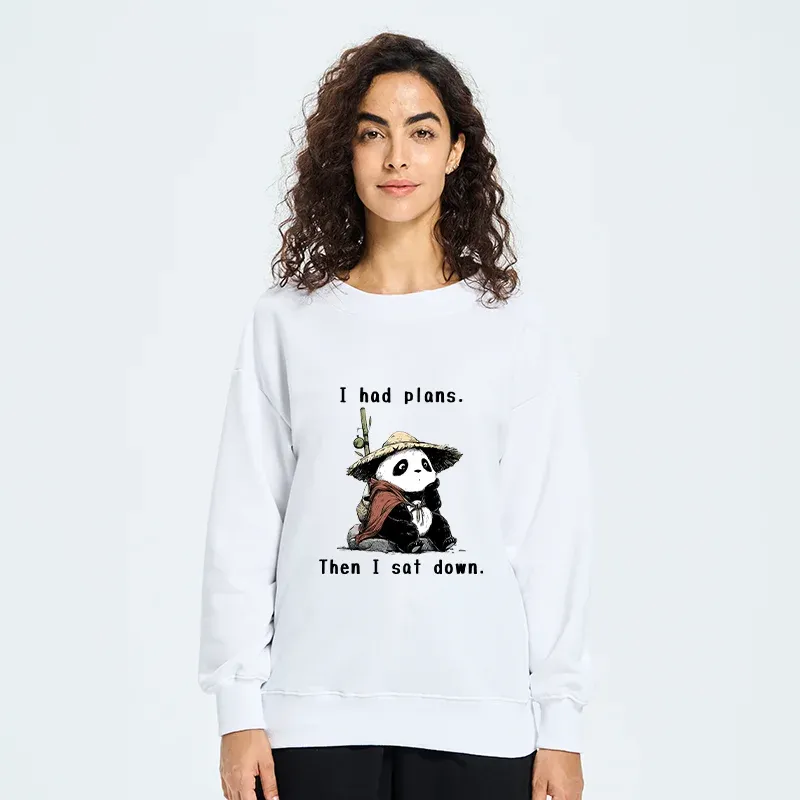 Tokyo-Tiger The Maybe Later Panda Classic Sweatshirt