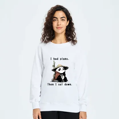 Tokyo-Tiger The Maybe Later Panda Classic Sweatshirt