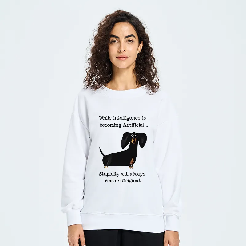 Tokyo-Tiger Dachshund Real Humor Funny Meme Classic Sweatshirt