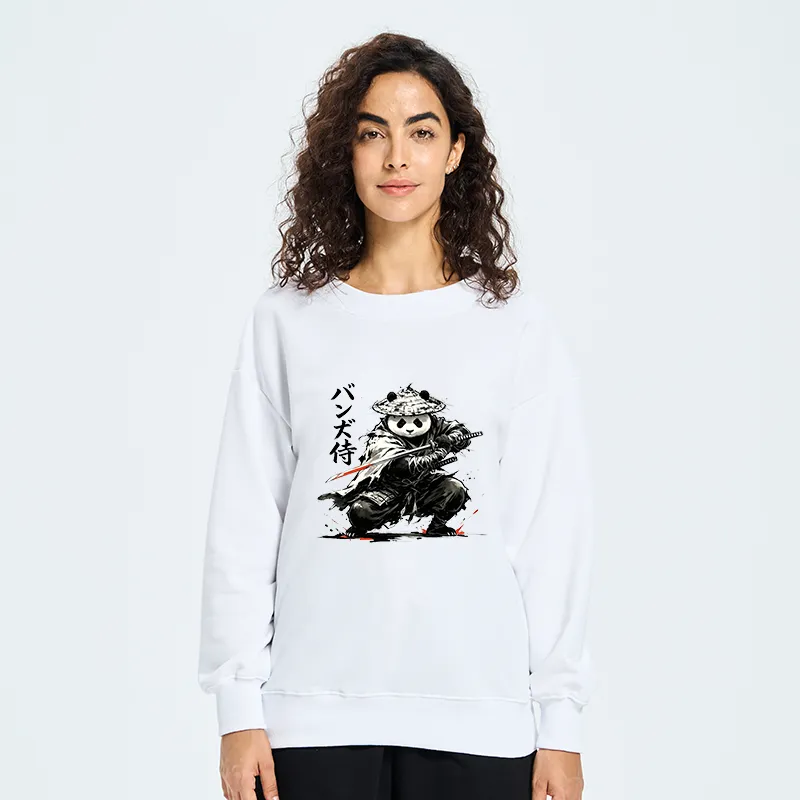 Tokyo-Tiger Panda Samurai Warrior Classic Sweatshirt