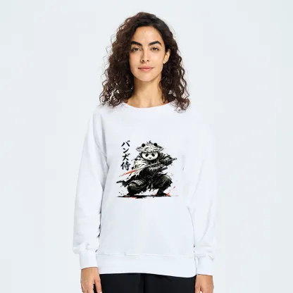 Tokyo-Tiger Panda Samurai Warrior Classic Sweatshirt