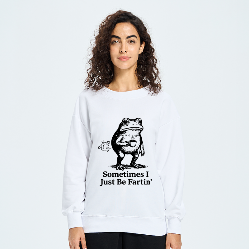 Tokyo-Tiger Farting Frog Funny meme Classic Sweatshirt