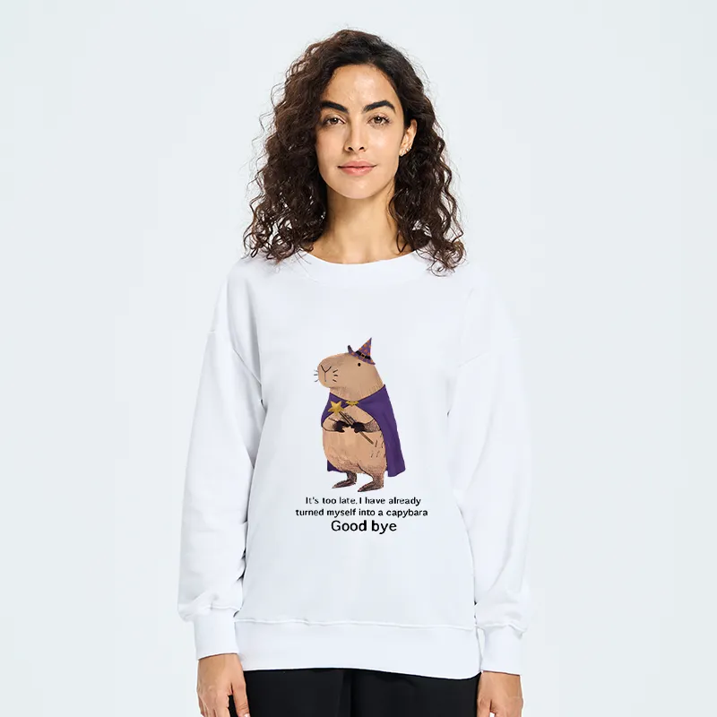 Tokyo-Tiger Funny Wizard Capybara Classic Sweatshirt