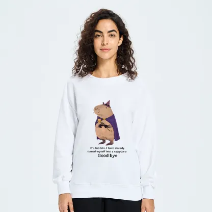 Tokyo-Tiger Funny Wizard Capybara Classic Sweatshirt