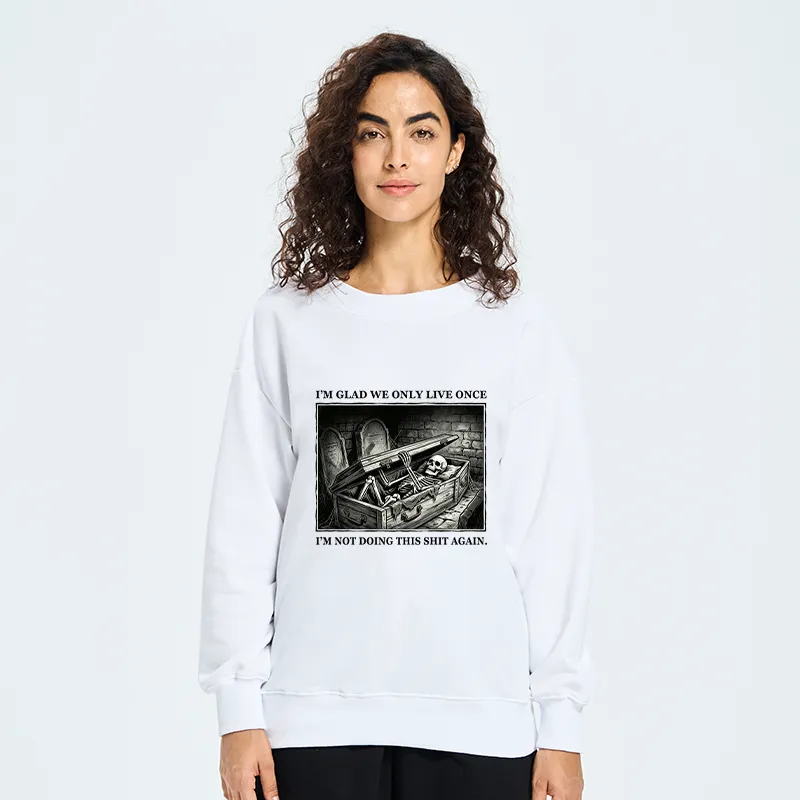Tokyo-Tiger Funny Coffin Skull Meme Classic Sweatshirt