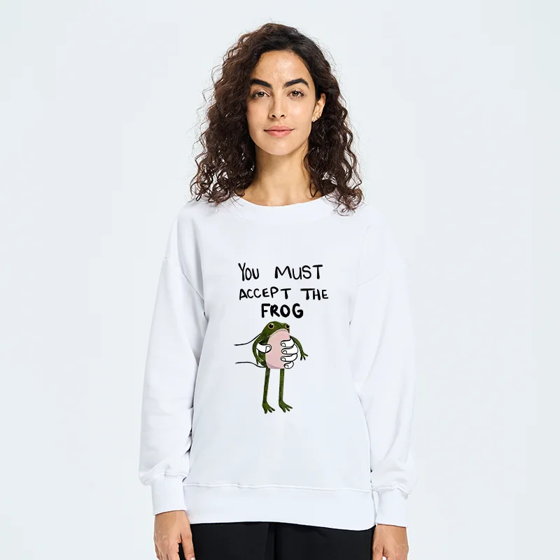 Tokyo-Tiger Accept This Frog Classic Sweatshirt
