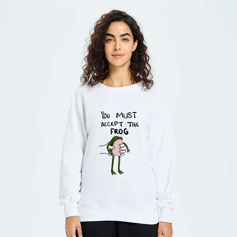 Tokyo-Tiger Accept This Frog Classic Sweatshirt