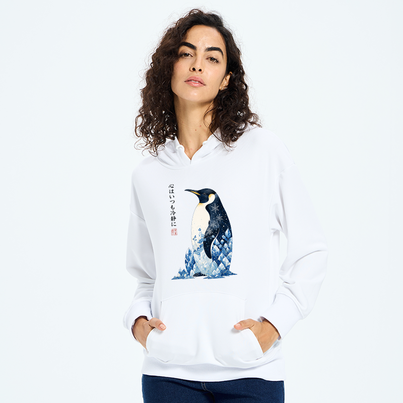 Tokyo-Tiger Keep Calm Penguin Classic Hoodie