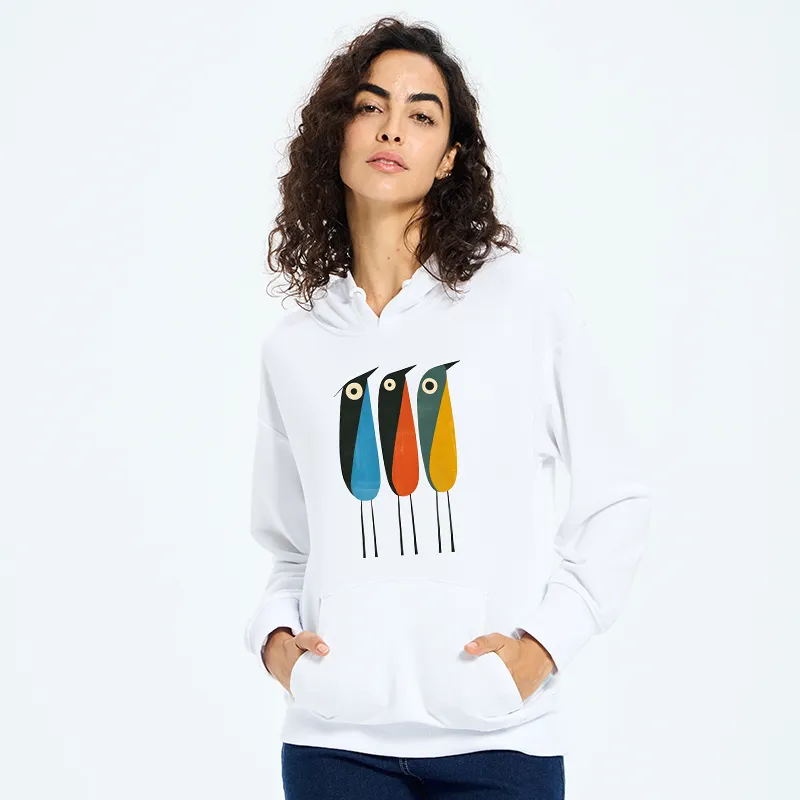Tokyo-Tiger Bold Shape Birds Classic Hoodie