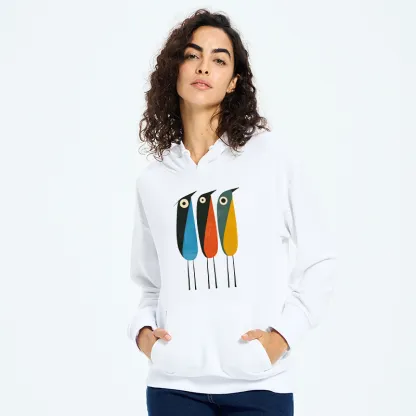 Tokyo-Tiger Bold Shape Birds Classic Hoodie