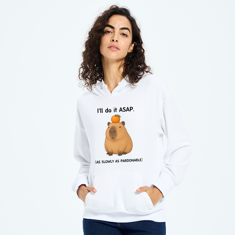 Tokyo-Tiger Slow Task Capybara Meme Classic Hoodie