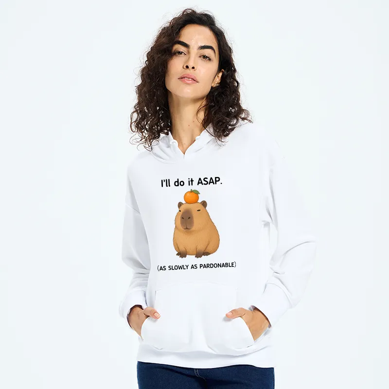 Tokyo-Tiger Slow Task Capybara Meme Classic Hoodie