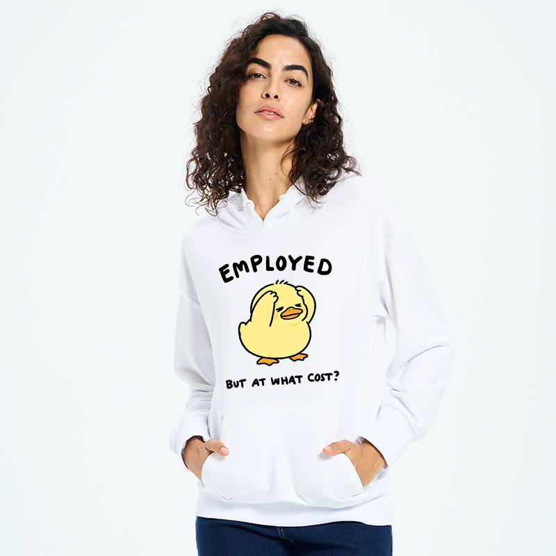 Tokyo-Tiger Funny Work Duck Classic Hoodie