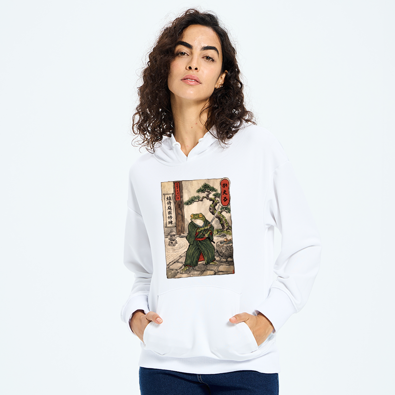 Tokyo-Tiger Samurai Frog Training Classic Hoodie