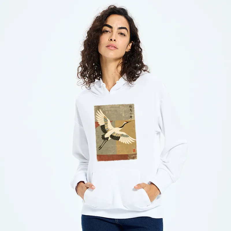 Tokyo-Tiger Crane Spirit Classic Hoodie