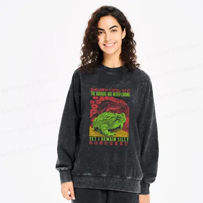 Tokyo-Tiger The Horrors Are Never Ending Japan Washed Sweatshirt