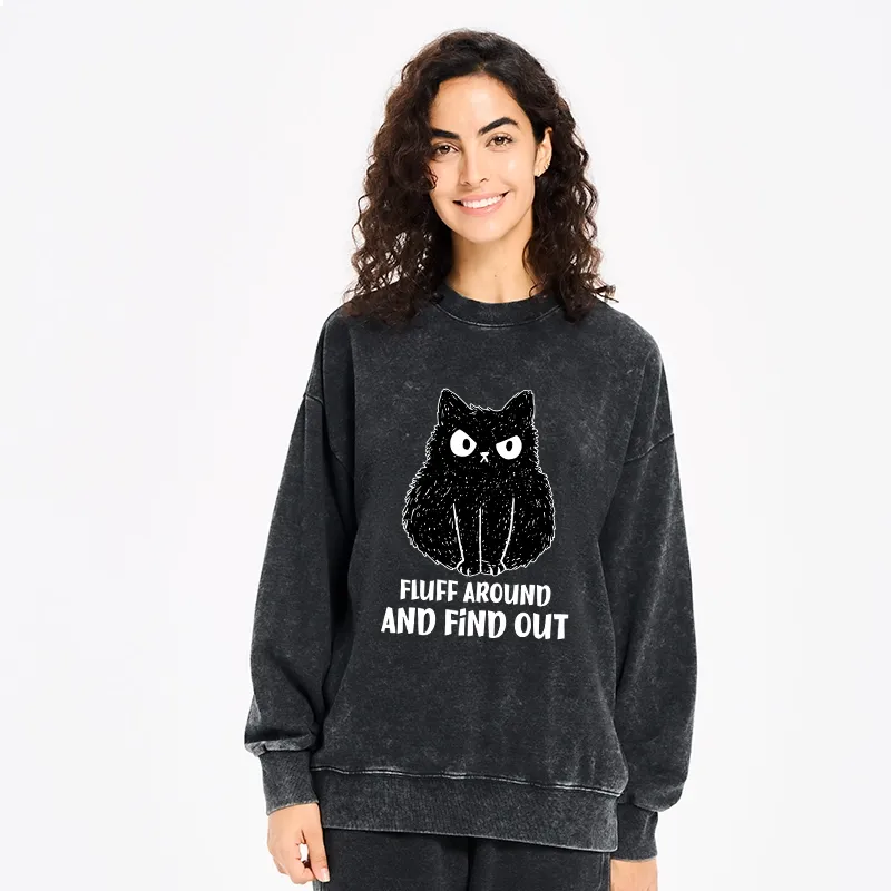 Tokyo-Tiger Consequences Of Fooling Around Washed Sweatshirt