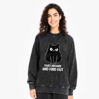 Tokyo-Tiger Consequences Of Fooling Around Washed Sweatshirt