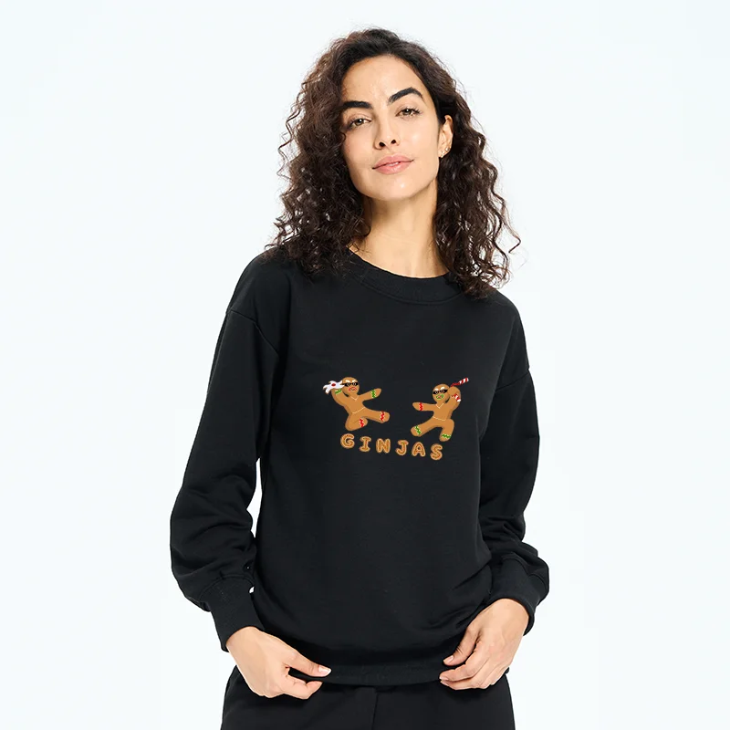 Tokyo-Tiger Gingerbread Ninja Classic Sweatshirt