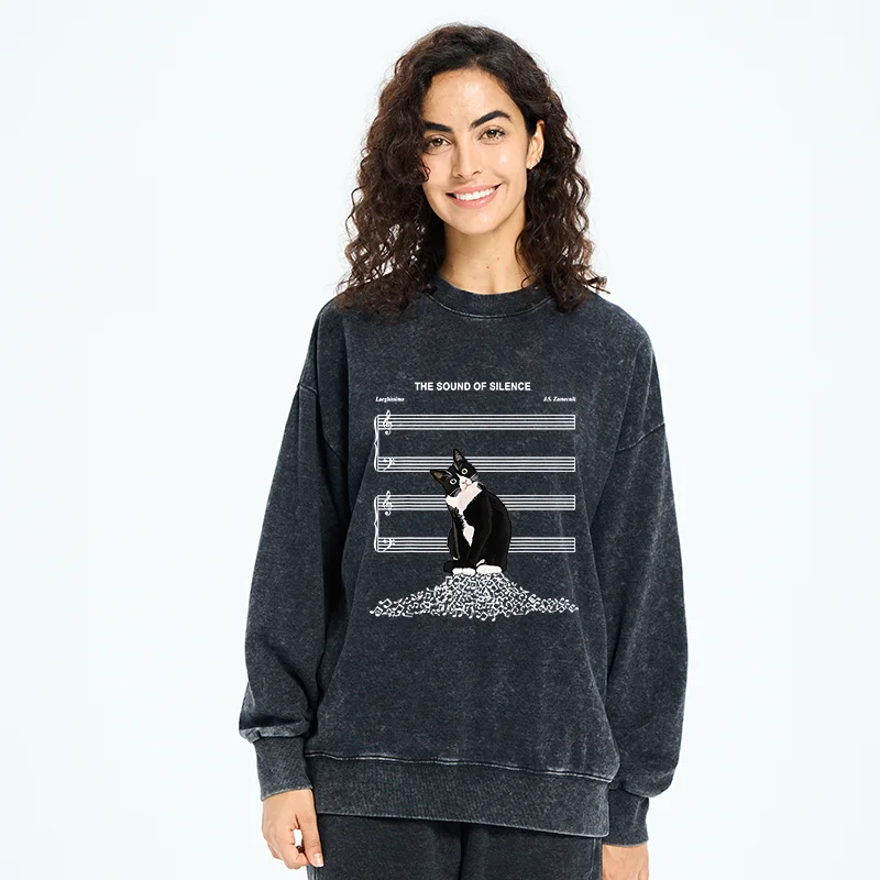 Tokyo-Tiger The Sound Of Silence Washed Sweatshirt