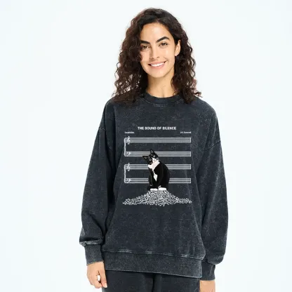 Tokyo-Tiger The Sound Of Silence Washed Sweatshirt