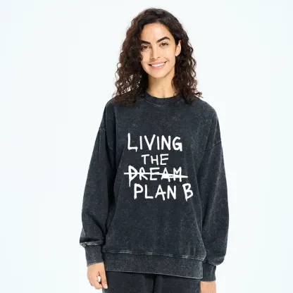 Tokyo-Tiger Implement Plan B Washed Sweatshirt