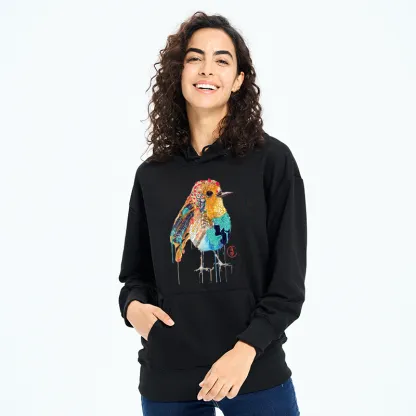 Tokyo-Tiger Sparkly Wild Bird Classic Hoodie