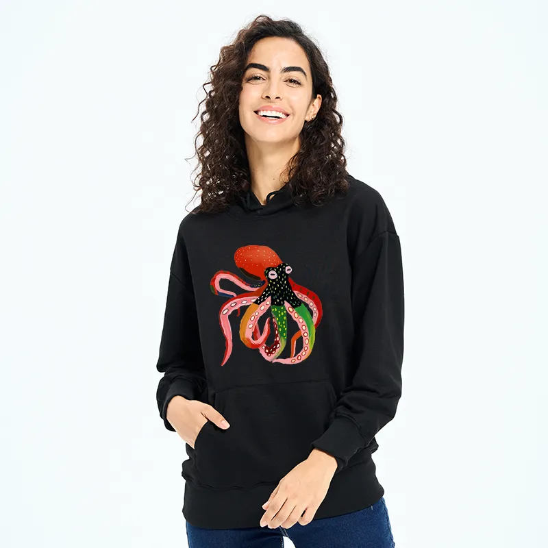 Tokyo-Tiger Colorful Octopus Art Classic Hoodie