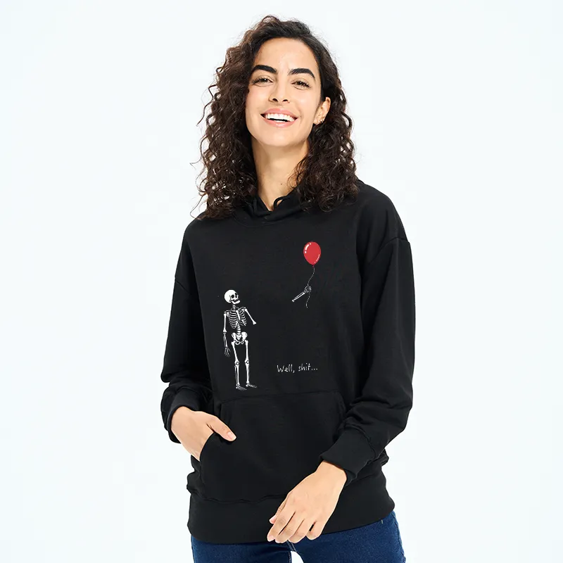 Tokyo-Tiger Skeleton Balloon Meme Classic Hoodie
