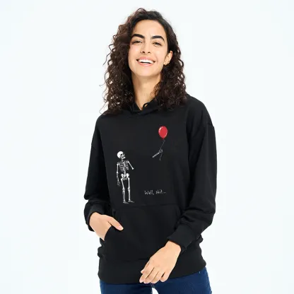 Tokyo-Tiger Skeleton Balloon Meme Classic Hoodie