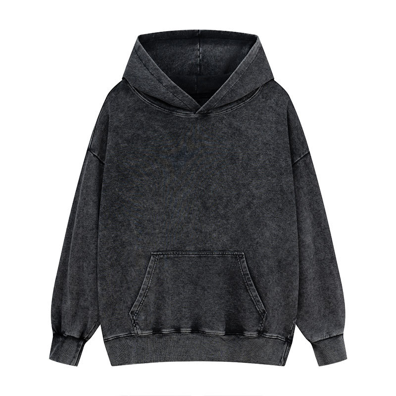 Tokyo-Tiger The Horrors Persist Frog Back Print Washed Hoodie