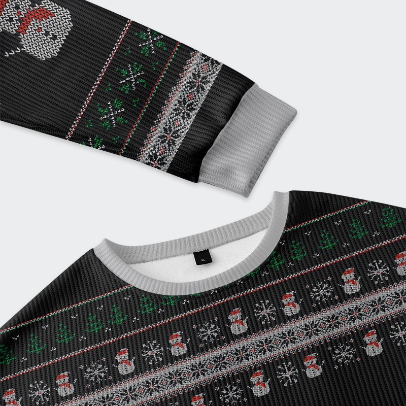 Tokyo-Tiger Funny Cat: Unleash Holiday Chaos Christmas Ugly Sweatshirt