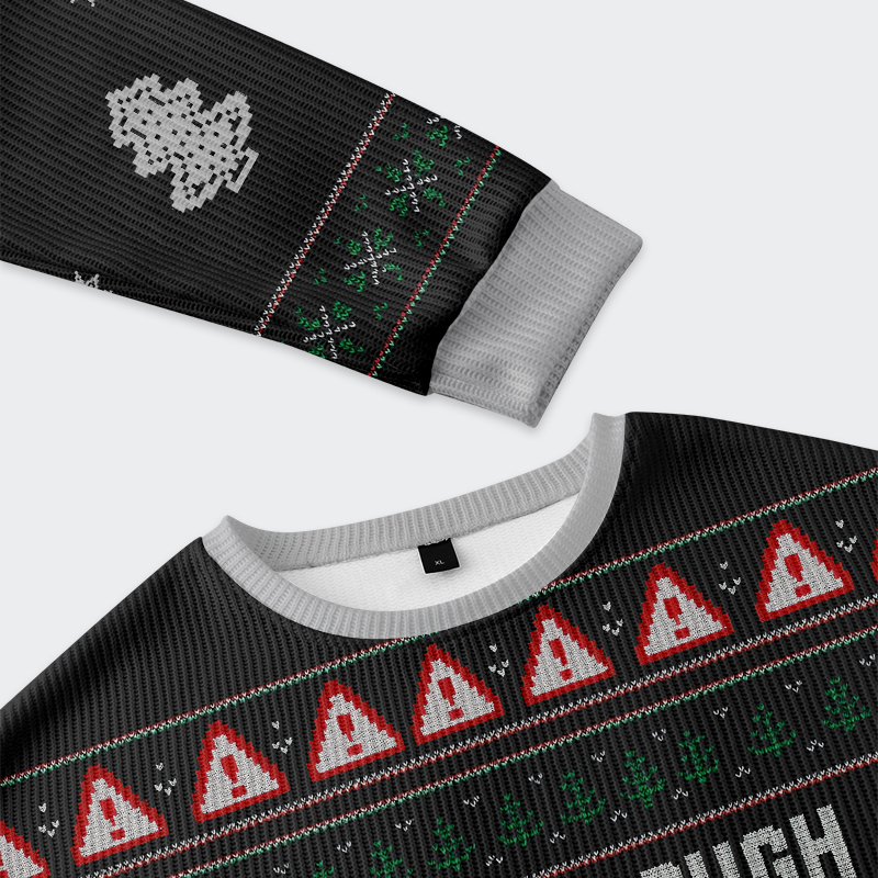 Tokyo-Tiger Funny Goose Honking Through the Snow Christmas Ugly Sweatshirt