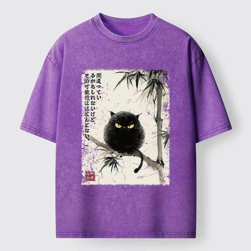 Tokyo-Tiger I Could Be Wrong, But Unlikely Washed T-Shirt