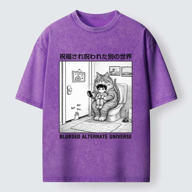 Tokyo-Tiger A Blursed World Washed T-Shirt