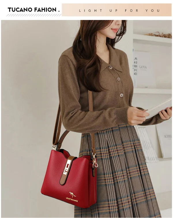 👜Simple Bucket Bag Ladies Handbag🔥🛒