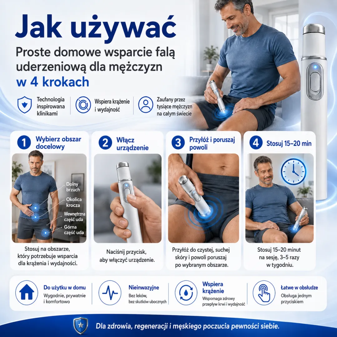 👩❤️👨👩❤️👨 Zwiększ swoją witalność. Odzyskaj pewność siebie w intymnych chwilach. Zaawansowana terapia falą uderzeniową, która wspiera męski komfort seksualny i łagodzi problemy z mięśniami, stawami i ścięgnami.💪💪