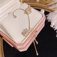 Pre-vânzare de Crăciun 🎄 - Cercei Butterfly Tassel Style Zirconia | Cadou perfect 🎁