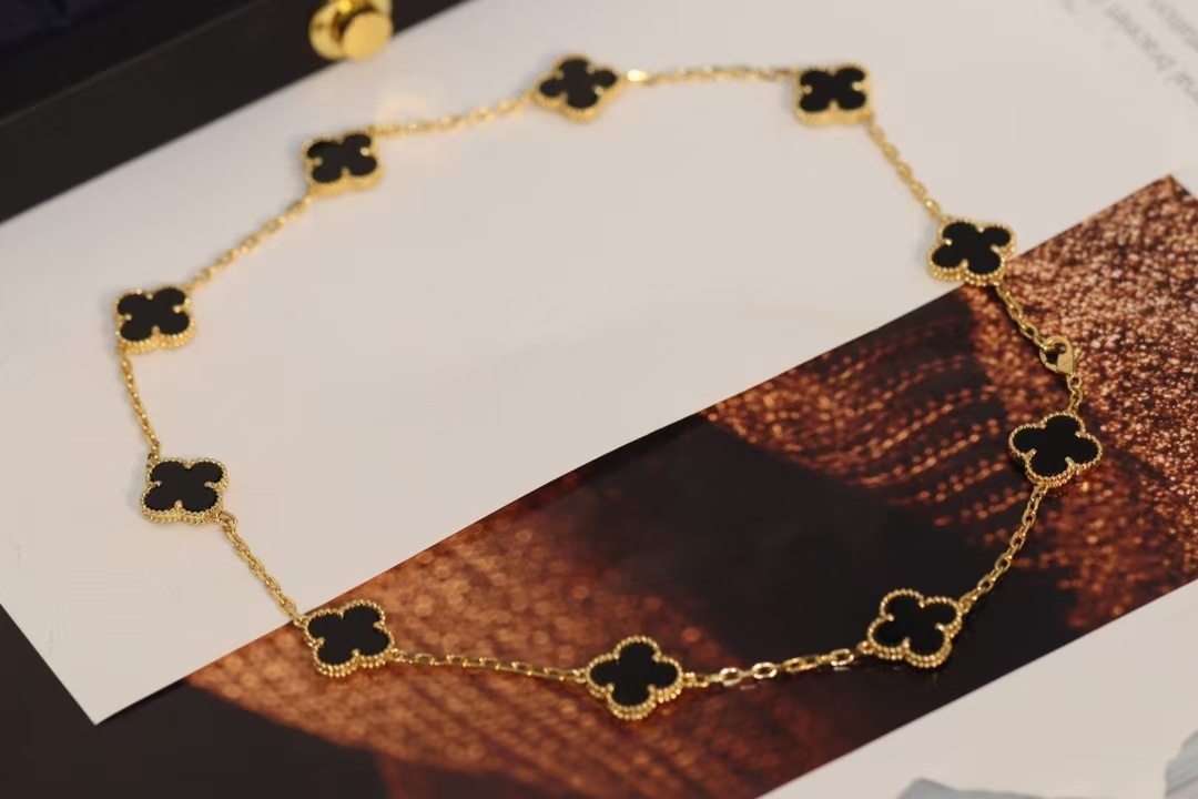 Buy replica Van Cleef & Arpels Vintage Alhambra Necklace, 10 Motifs and replica jewelry from PICKS Jewelry