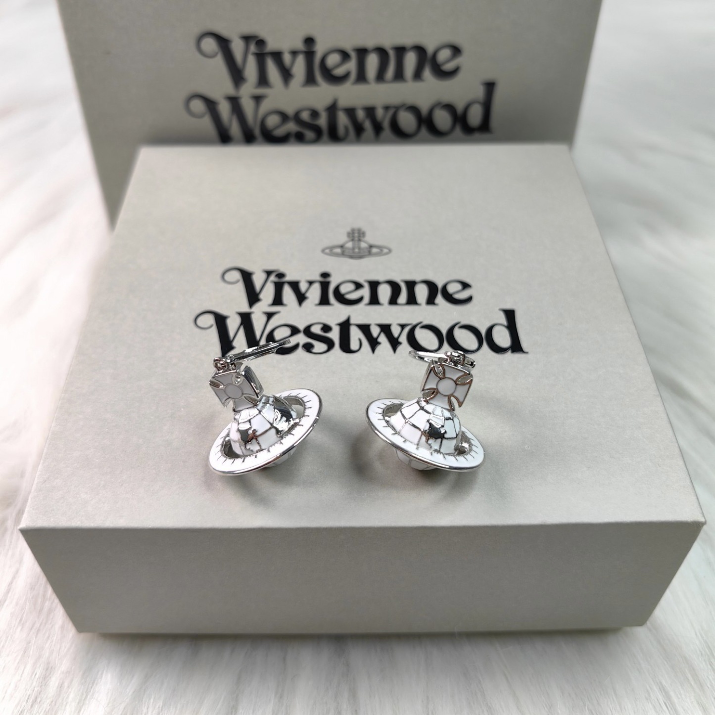Buy replica Vivienne Westwood Galileo's Globe Saturn Earrings and replica jewelry from PICKS Jewelry